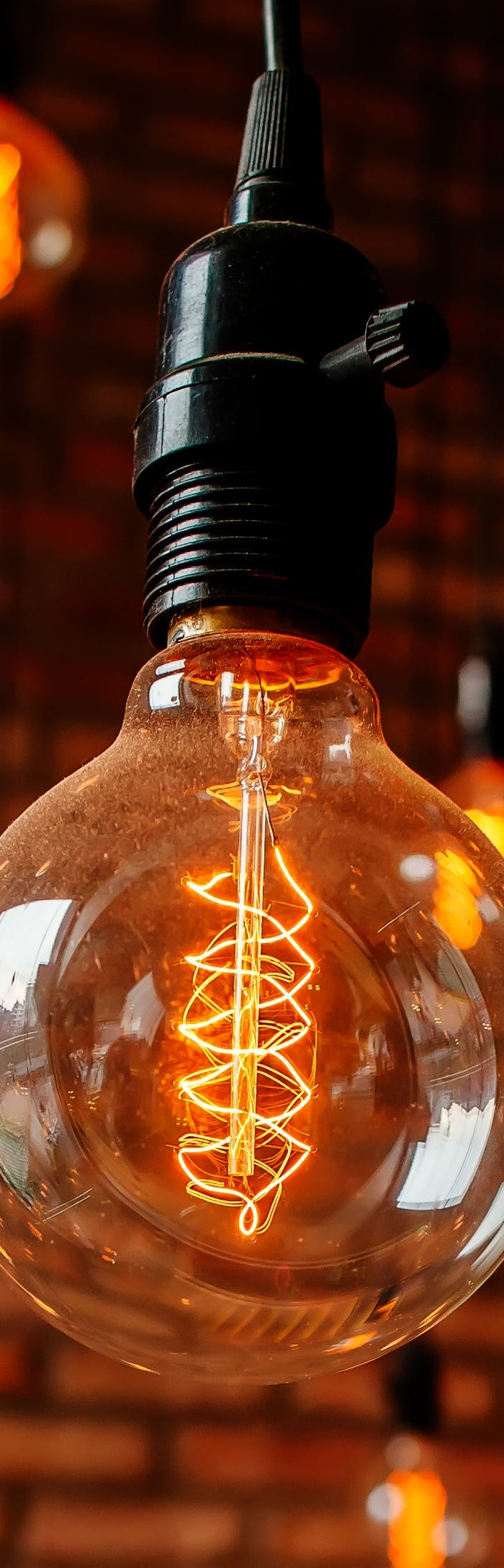 Vintage Glühlampen mit Filament für warme dekorative Beleuchtung