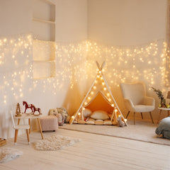 Gemütliche LED Innenlichterketten im Kinderzimmer – warme Lichter für Dekoration, Schlafzimmer & Wohnzimmer