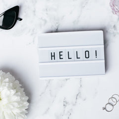 LED Leuchtkasten mit Buchstaben – Lightbox mit austauschbaren Buchstaben