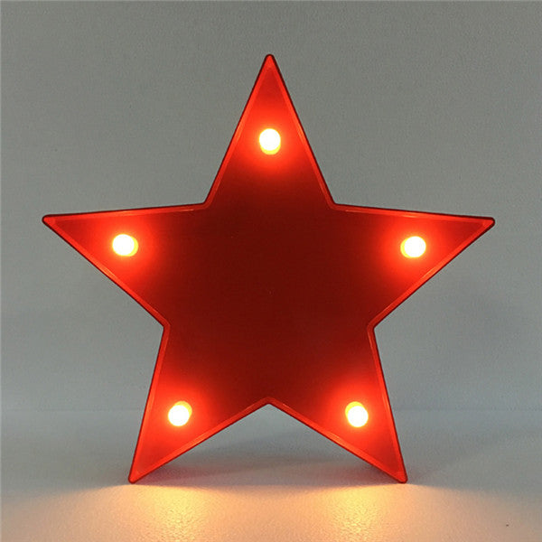 Leuchtende volumetrische Schilder