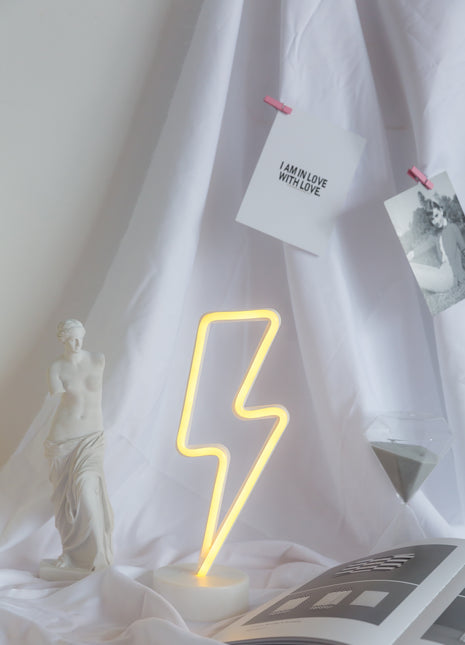 LED Neon Storm, mit Ständer und batteriebetrieben