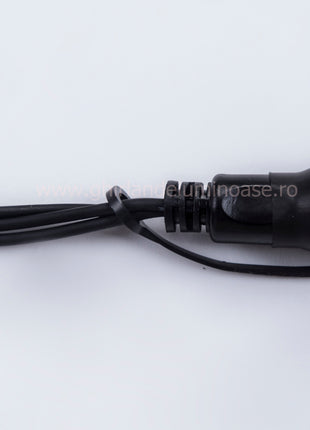 Lichterkette 5M mit 10 Speziellen Lampen-LEDs, Weißes Kabel, Warm Licht, Verbindbar 1000M, für Außen