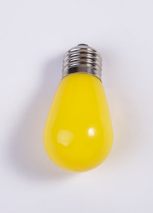 LED Leuchtmittel Gelb, E27, 1W, Kunststoff, Warm Licht, für Außen