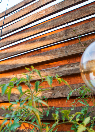 Lichterkette 15M Mit Pendellänge 1M und 15 LED-Lampen E27, 6W, Verbindbar 100M, für Außen