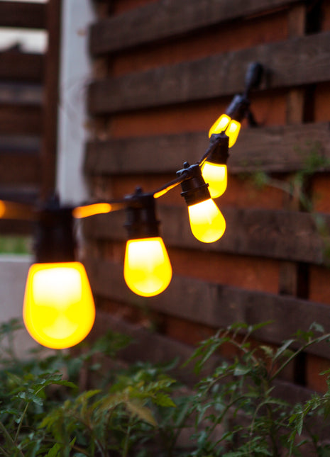 LED Leuchtmittel Gelb, E27, 1W, Kunststoff, Warm Licht, für Außen