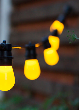 LED Leuchtmittel Gelb, E27, 1W, Kunststoff, Warm Licht, für Außen