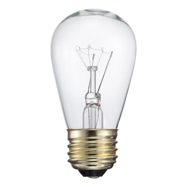 Incandescent Glühbirne S14, E27, 11W, Glas, Dimmbar, Warm Licht, für Außen