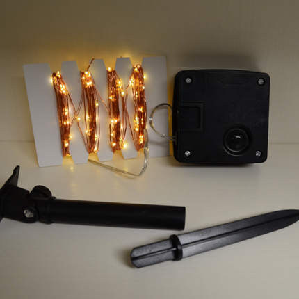 Solar Lichterkette 20M mit 200 Mini-LEDs Kupferdraht, 8 Programmen, Warm Licht, für Außen
