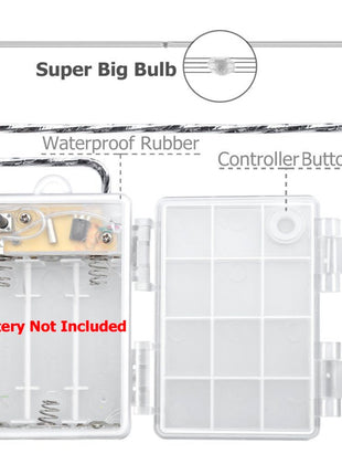 Silberdraht Lichterkette 5M mit 50 LEDs RGB, 13 Farben mit Fernbedienung und Batteriebetrieb, Warm Licht, für Außen
