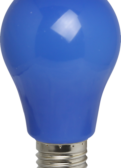 Blau LED-Leuchtmittel A60, E27, 3W, Dimmbar, Kunststoff, Warm Licht, für Außen