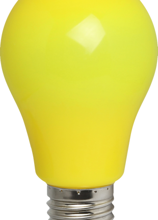 Gelb LED-Leuchtmittel A60, E27, 3W, Dimmbar, Kunststoff, Gelb Licht, für Außen