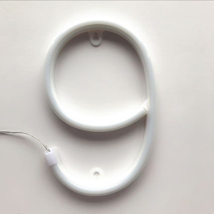 LED Nummer Licht Buchstaben von Kunststoff, mit Batterien und USB