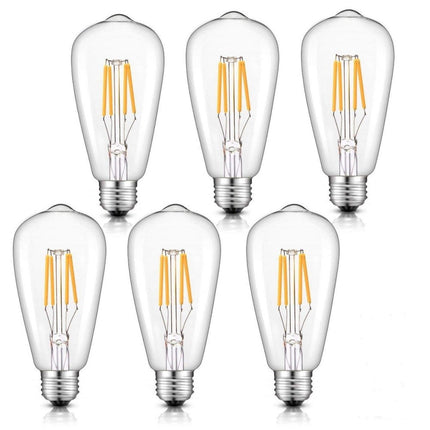 LED Filament Lampe ST64 E27 4W Kunststoff Warmweiß 2700K IP44 Für Außen