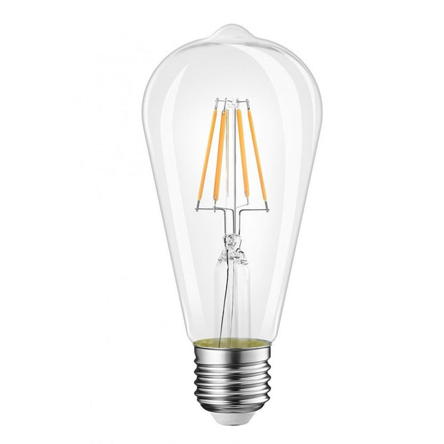 LED Filament Lampe ST64 E27 4W Glas warmweiß 2700K für Außenlichterketten