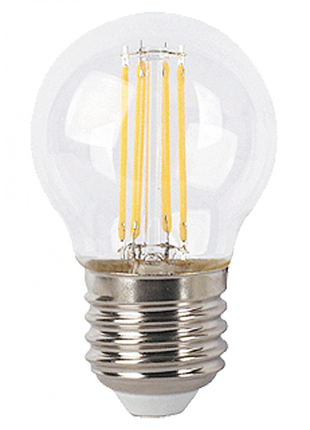 Leuchtmittel mit 4 LEDs Filament S14, E27, 4W, Glas, Warm Licht, für Außen