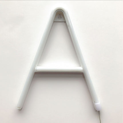 Beleuchtete Buchstaben Alphabet LED Neon, Kunststoff, mit Batterien und USB