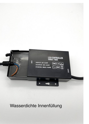 Dimmer 230 V mit zwei Funktionen, 2 m Kabel, Controller IP67