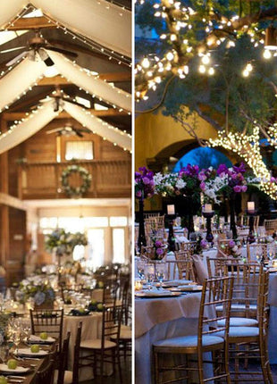 Deko Lichterkette 100M mit 800 Mini-LEDs, Durchsichtig Kabel, Warm Licht, für Außen