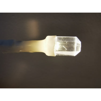 Eisregen Lichtervorhang 5,5M x 0,6M/ 0,8M/ 1M mit 360 LEDs, Weißes Kabel, 8 Programmen, Warm Licht, Verbindbar 22M, für Außen