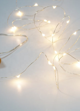 Flaschenlicht Korken mit Lichterkette 2M mit 20 Mini-LEDs, Warm Licht, mit Batterien enthalten