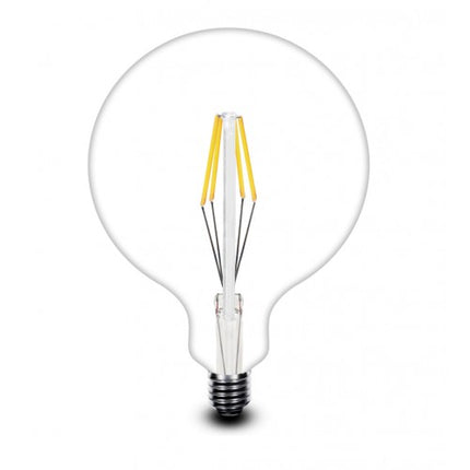 Schwarzes Lichterkette mit Pendel 10M mit 20 Große LED-Lampen G125, E27, 4W, Kunststoff, Dimmbar, Verbindbar 250M, für Außen