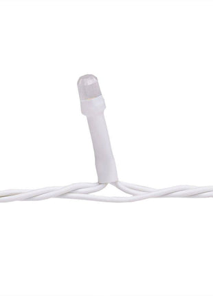 Lichterkette 50 m mit 500 LEDs, Warm Licht, Weißes Kabel, für den Außenbereich