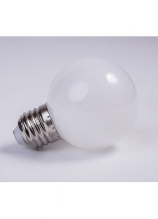 Lichterkette 10M mit 20 LED-Lampen, E27, 2.4W, Kunststoff, Schwarzes Kabel, Verbindbar 200M, für Außen