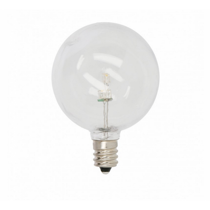 Leuchtmittel LED Lampe G50, E12, 1W, Kunststoff, Dimmbar, Warm Licht, für Außen