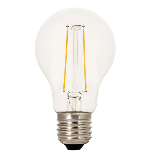 LED-Leuchtmittel A60, E27, 2W, Kunststoff, Dimmbar, Warm Licht, für Außen