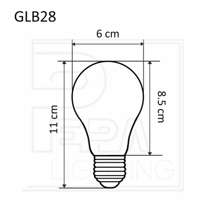 Grün LED-Leuchtmittel A60, E27, 3W, Dimmbar, Kunststoff, Warm Licht, für Außen