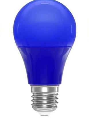 LED-Leuchtmittel A60, E27, 3W, Kunststoff, Blau Licht, für Außen