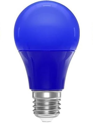 LED-Leuchtmittel A60, E27, 3W, Kunststoff, Blau Licht, für Außen