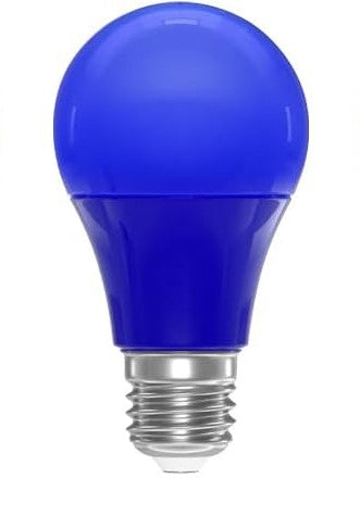 LED-Leuchtmittel A60, E27, 3W, Kunststoff, Blau Licht, für Außen