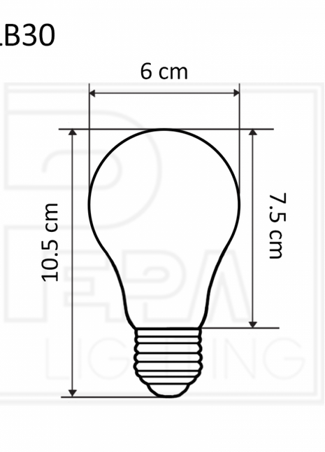 Rot LED-Leuchtmittel A60, E27, 3W, Dimmbar, Kunststoff, Rot Licht, für Außen