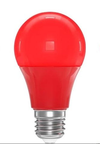 LED-Leuchtmittel A60, E27, 3W, Kunststoff, Rot Licht, für Außen