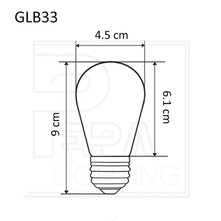 GLB33-Leuchtmittel-2W-ST45-Masse
