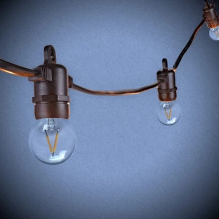 LED-Leuchtmittel G40, E14S, 2W, Glas, Dimmbar, Warm Licht, für Außen