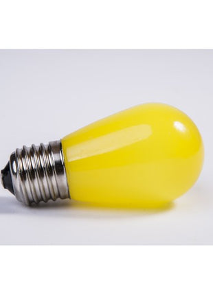 LED Leuchtmittel Gelb, E27, 1W, Kunststoff, Warm Licht, für Außen