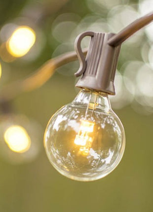 LED-Leuchtmittel G50, Kunststoff, E12, 1W, Warm Licht, für Außen