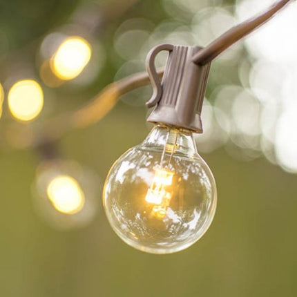 LED-Leuchtmittel G50, Kunststoff, E12, 1W, Warm Licht, für Außen