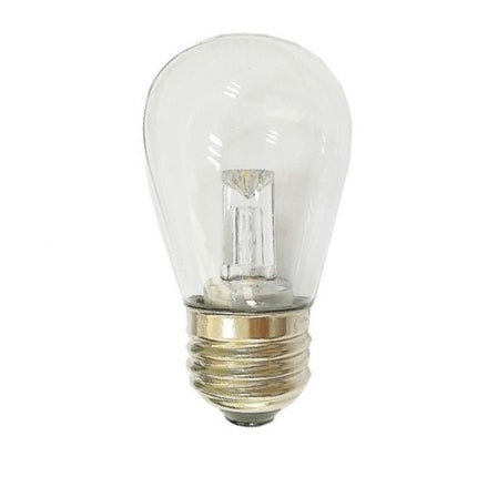 Lichterkette 10M mit 20 Pendel LED-Birnen, E27, 2W, Kunststoff, Dimmbar, Schwarzes Kabel, Verbindbar 250M, für Außen