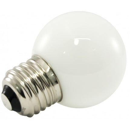 Lichterkette mit Pendel 10M mit 20 Mattweiß Lampen-LEDs, E27 2.4W, Schwarzes Kabel, Neutral-Warm Licht, Verbindbar 400M, für Außen
