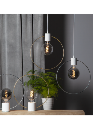 LED Bulb Spirale 4W, G125, E27, Glas, Dimmbar, 50lm/W, Warm Licht, für Außen