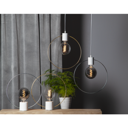 LED Bulb Spirale 4W, G125, E27, Glas, Dimmbar, 50lm/W, Warm Licht, für Außen