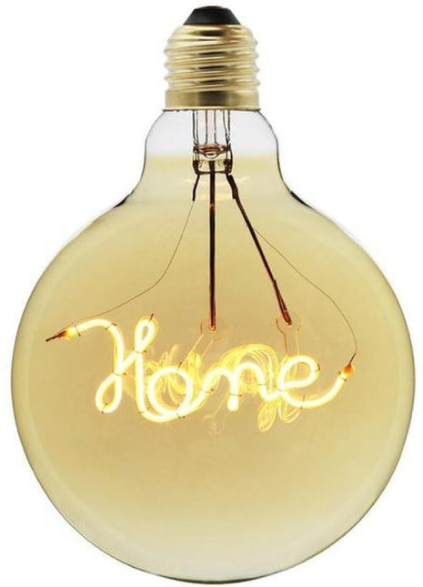 Leuchtmittel HOME Filament G125, E27, 4W, Glas, Dimmbar, Warm Licht, für Außen