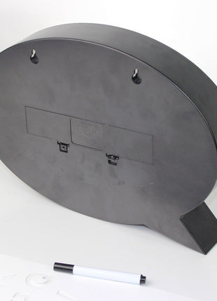 Leuchtkasten A4 mit 3 Marker, Handschrift, Lightbox Meldungsfelder (A4 Oval), Batteriebetrieben, Mikro-USB