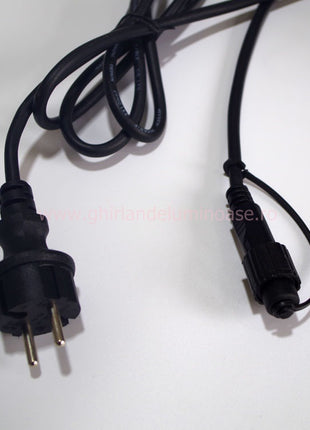 Schwarzes Lichterkette 10M mit 20 Speziellen LED-Lampen, Natürliches Licht, Verbindbar 1000M, für Außen