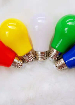 Blau LED-Leuchtmittel A60, E27, 3W, Dimmbar, Kunststoff, Warm Licht, für Außen