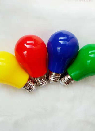 Blau LED-Leuchtmittel A60, E27, 3W, Dimmbar, Kunststoff, Warm Licht, für Außen