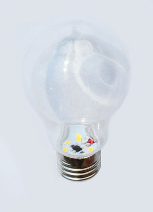 Leuchtmittel LED-Birne A60, E27, 1.5W, Kunststoff, Dimmbar, Warm Licht, für Außen